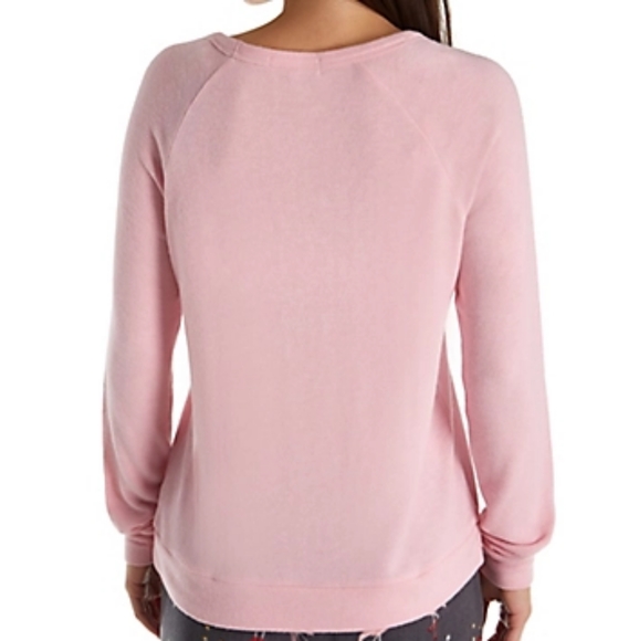 PJ Salvage Let's Flamingle Pink Long Sleeve Top-S - Picture 12 of 12